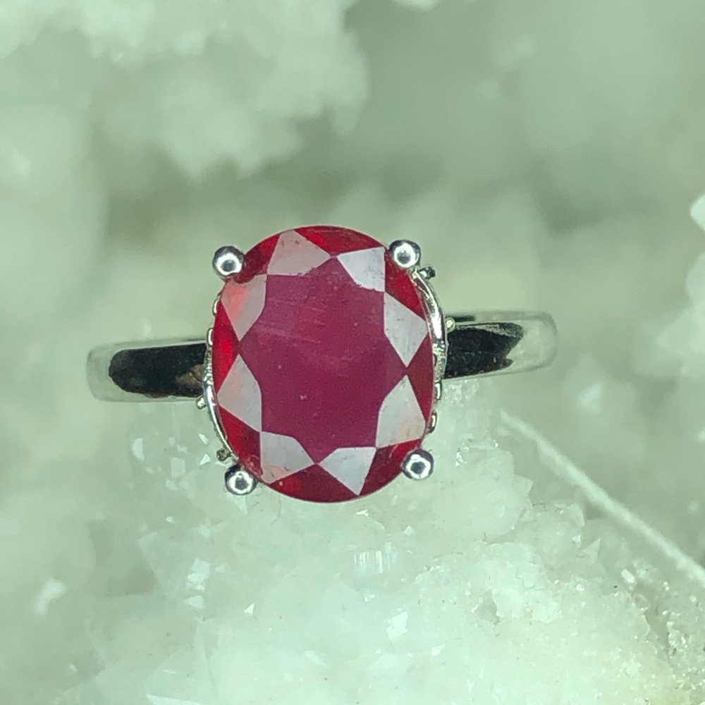 Oval Ruby Ring